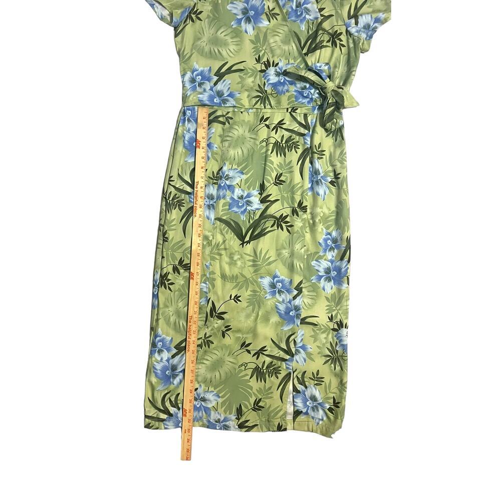 Caribbean Joe Green and Blue Floral Maxi Dress - Picture 11 of 13